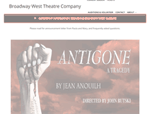 Tablet Screenshot of broadwaywest.org